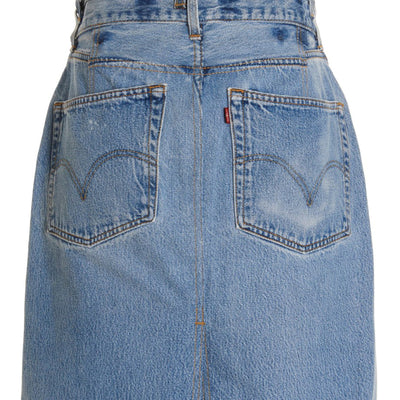 Re/Done Double Waisted Pencil Re Done X Levis Skirt