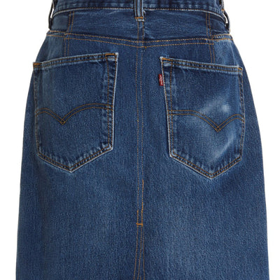 Re/Done Double Waisted Pencil Re Done X Levis Skirt