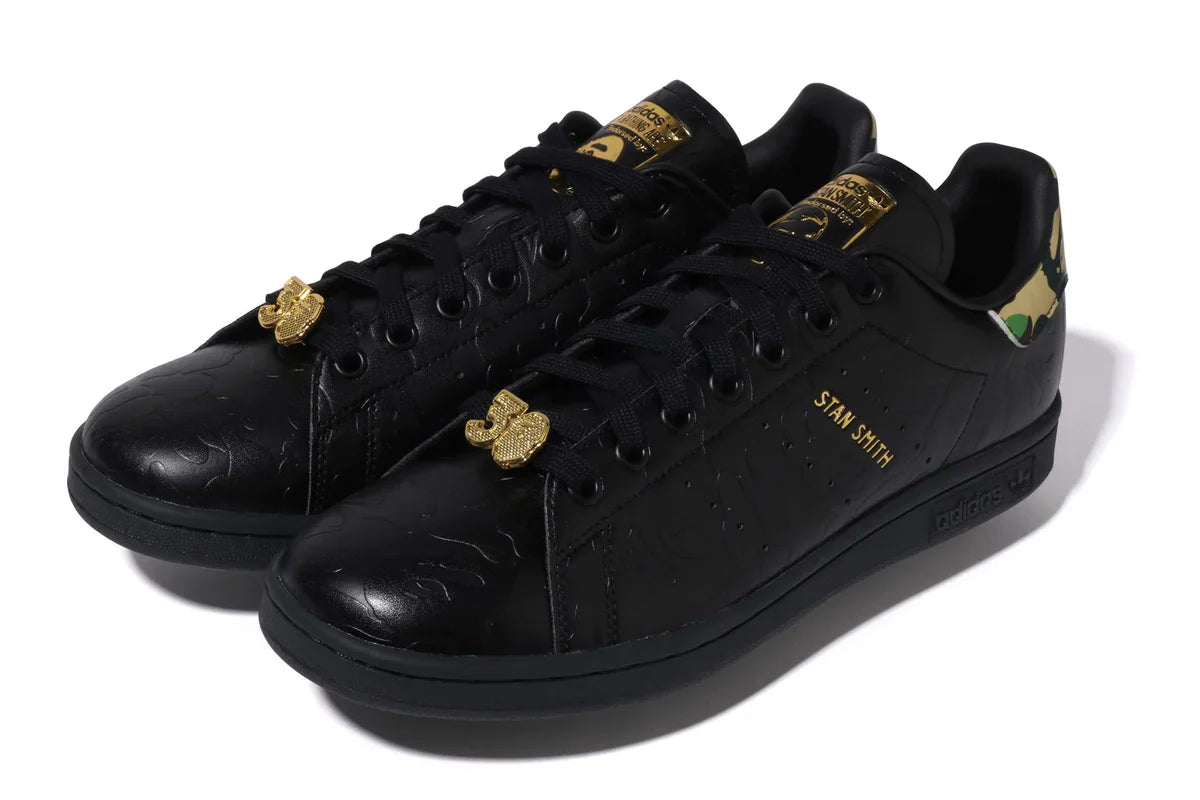 BAPE X ADIDAS STAN SMITH 30th ANNIVERSARY BLACK