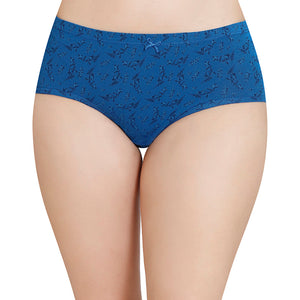Inner Elastic Printed Mid Rise Hipster Panty (Pack of 3)