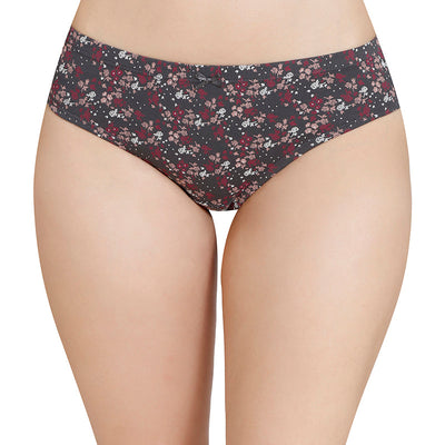 Inner Elastic Printed Mid Rise Bikini Panty (Pack of 3)