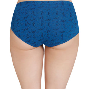 Inner Elastic Printed Mid Rise Hipster Panty (Pack of 3)
