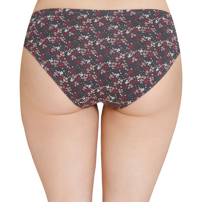 Inner Elastic Printed Mid Rise Bikini Panty (Pack of 3)