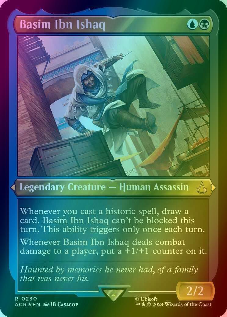 Basim Ibn Ishaq [230] [Assassin's Creed] [Etched Foil]