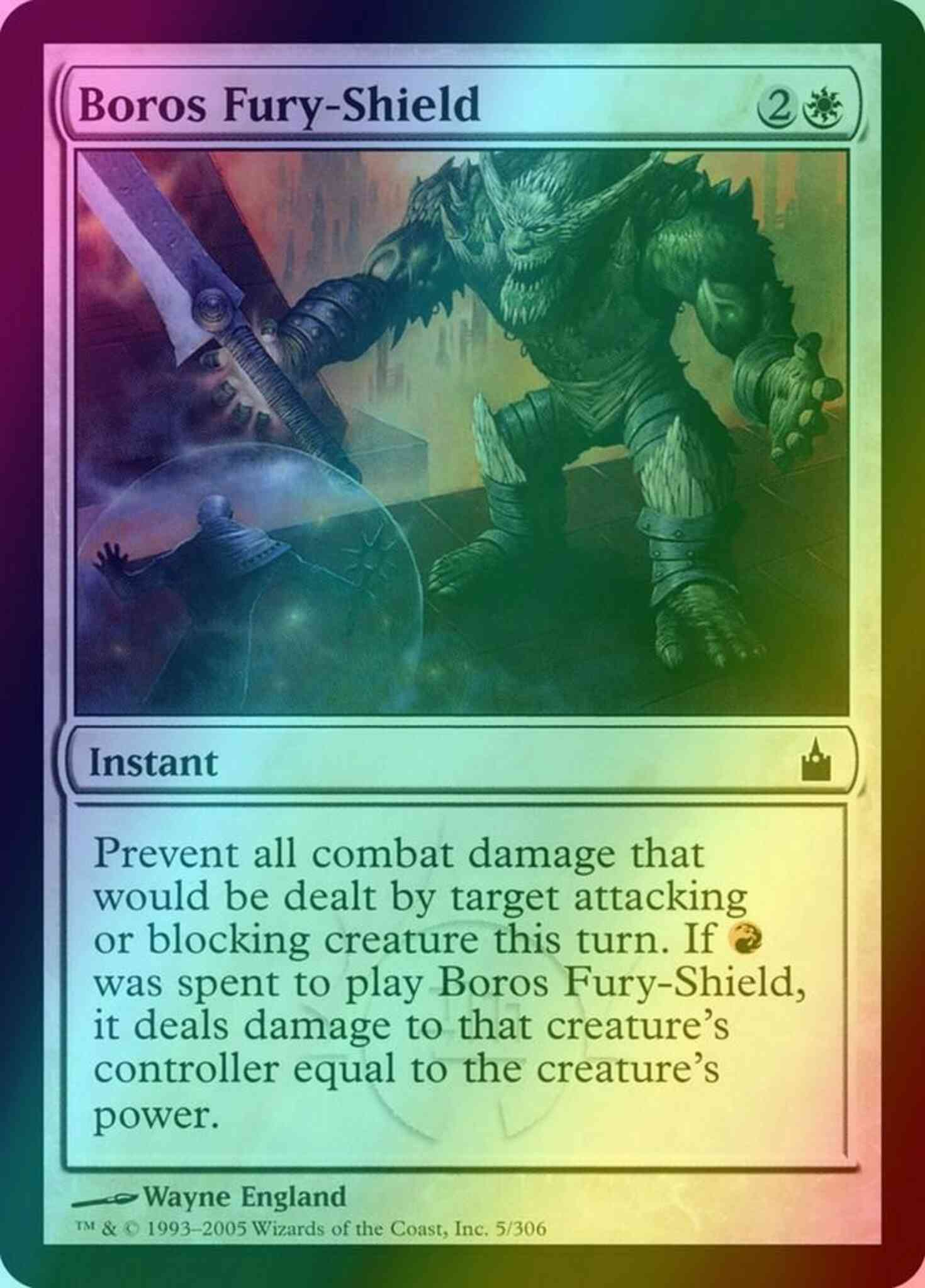 Boros Fury-Shield [5] [Ravnica City Of Guilds] [Foil]