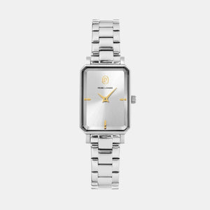 Ariane Women Quartz Silver Dial Analog Stainless Steel Watch 005P621