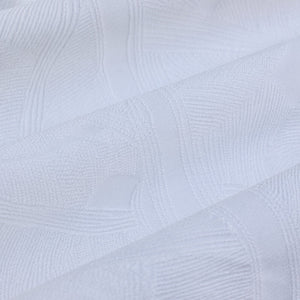 White Slim Fit Self-Design Shirt