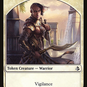 Angel Token (01) // Warrior Token (17) [TGRN-1] [GRN/AKH Set Symbol] [The List] [Non-Foil]