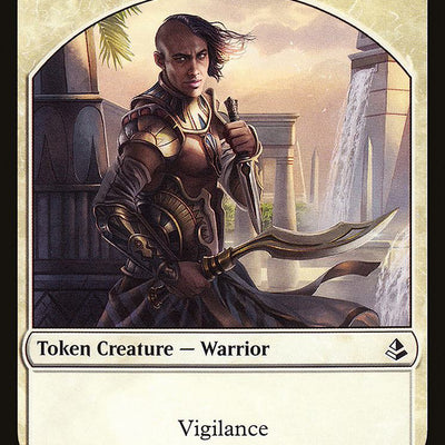 Angel Token (01) // Warrior Token (17) [TGRN-1] [GRN/AKH Set Symbol] [The List] [Non-Foil]