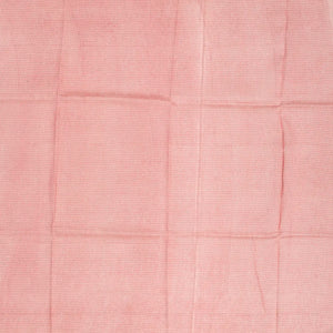 Dusty Pink Handwoven Linen Saree Printed With Floral Motifs In Border