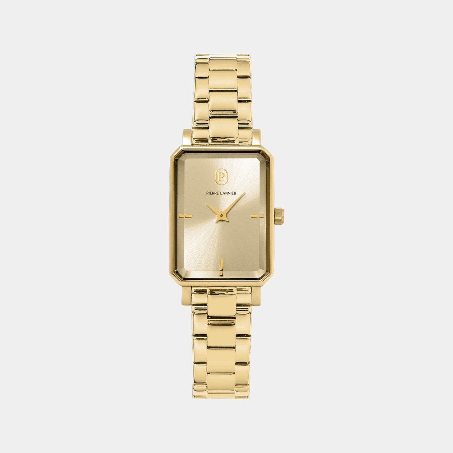 Ariane Women Quartz Gold Dial Analog Stainless Steel Watch 007J542