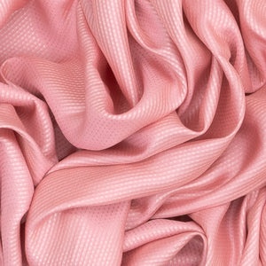 Baby Pink Mysore Crepe Silk Saree With Dotted Motifs