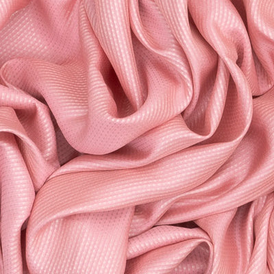 Baby Pink Mysore Crepe Silk Saree With Dotted Motifs