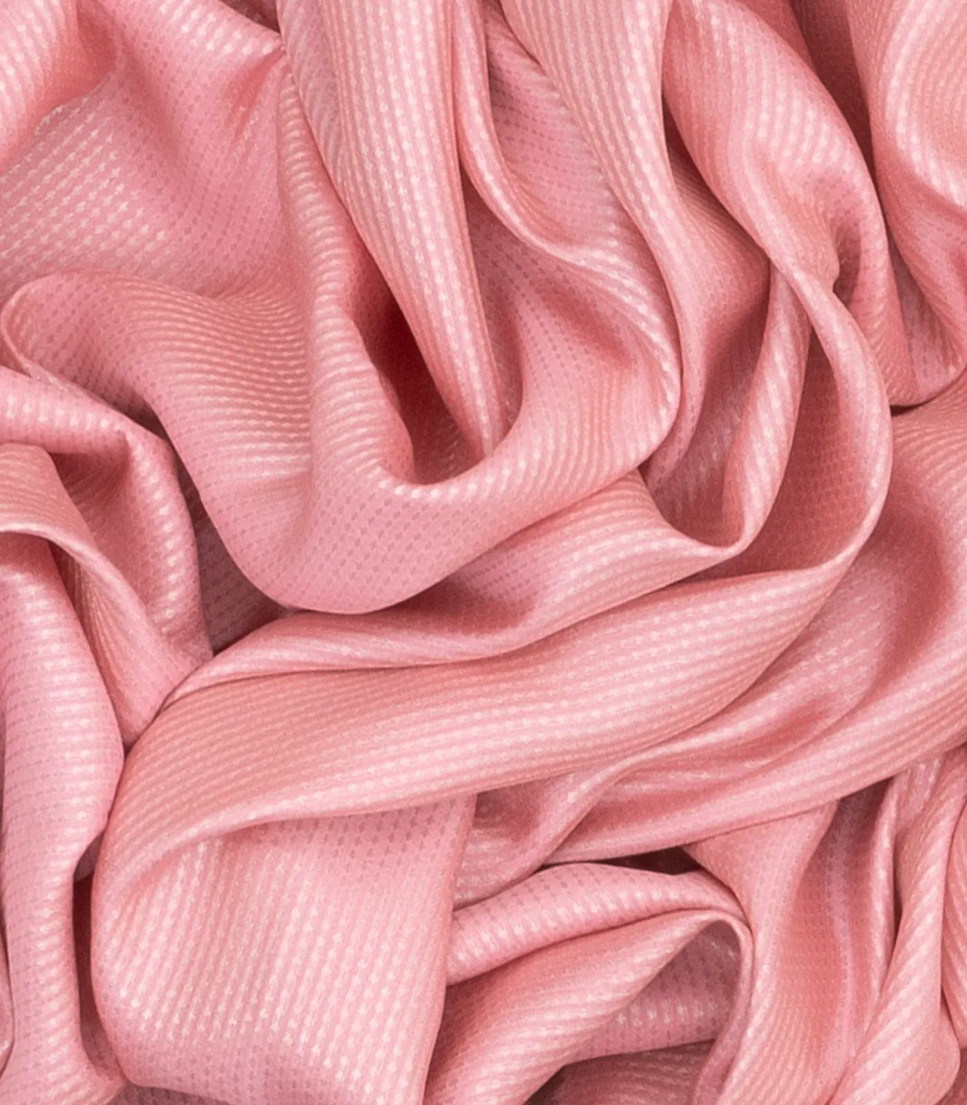 Baby Pink Mysore Crepe Silk Saree With Dotted Motifs