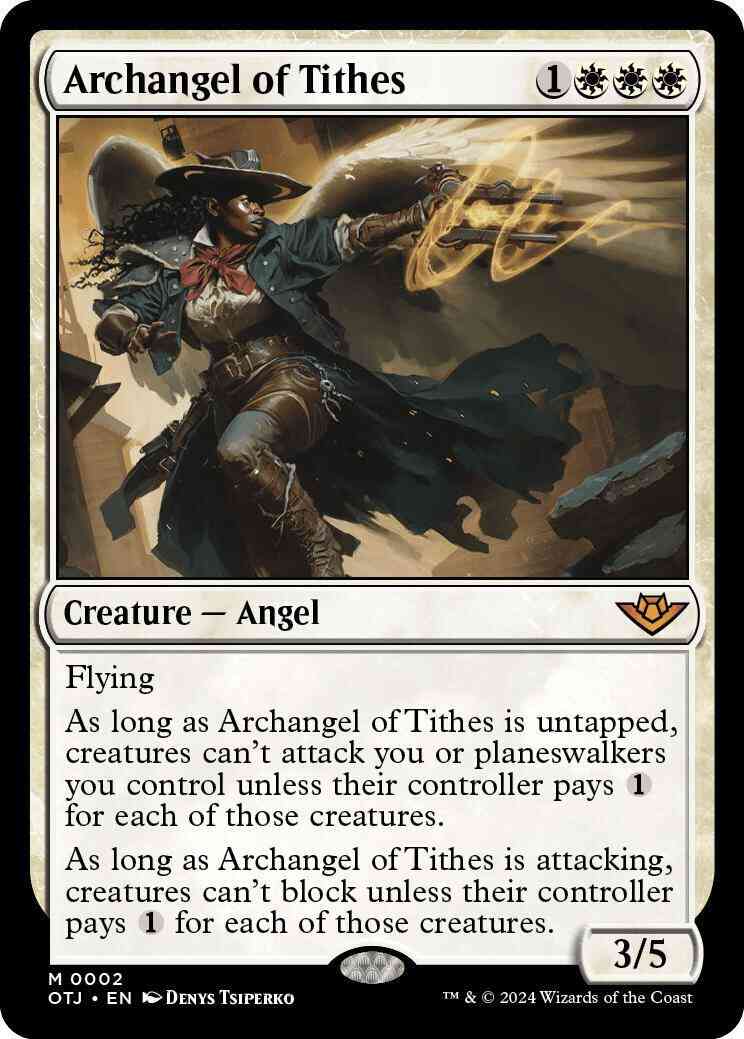Archangel of Tithes [2] [Outlaws of Thunder Junction] [Non-Foil]