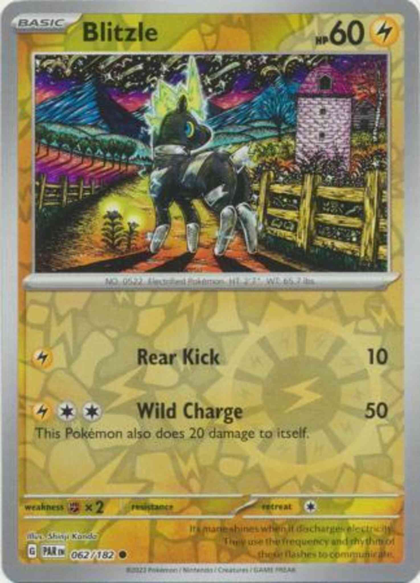 Blitzle - 062/182 - Common [sv04-062] [Reverse Holo]