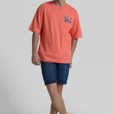 Embrace The Darkness Oversized Printed T-Shirt