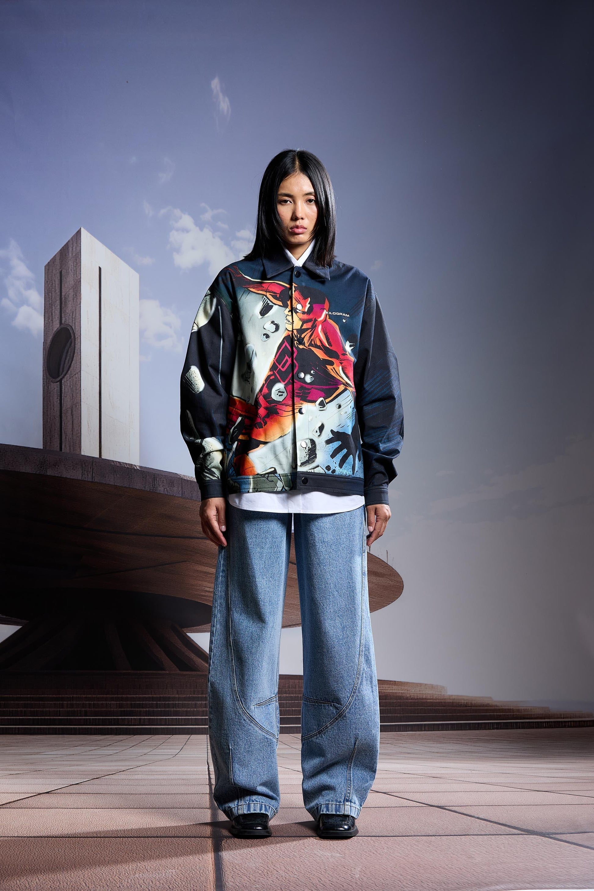 'ECHO FLARE' SHACKET