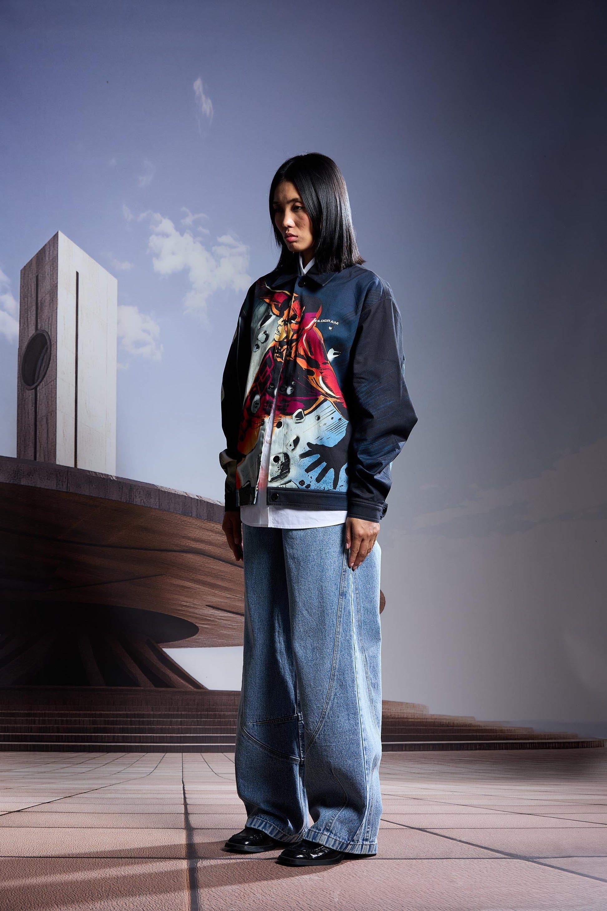 'ECHO FLARE' SHACKET