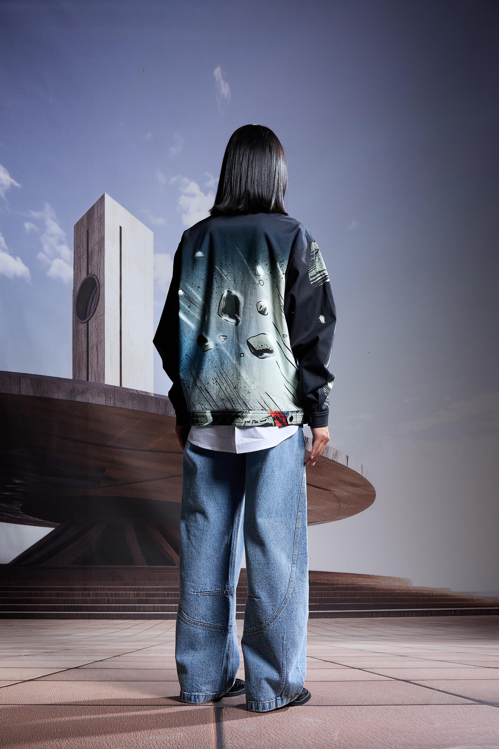 'ECHO FLARE' SHACKET