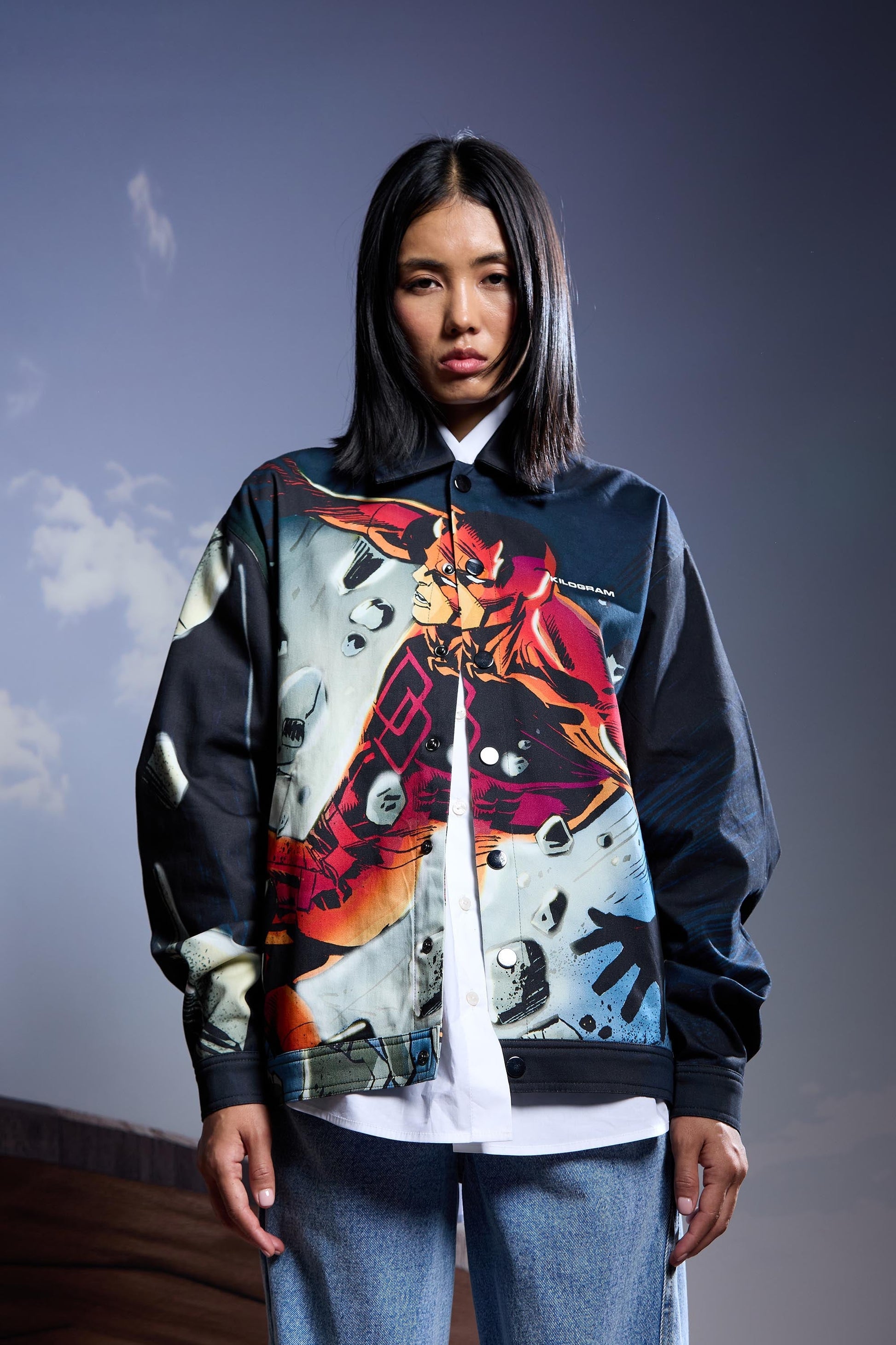 'ECHO FLARE' SHACKET