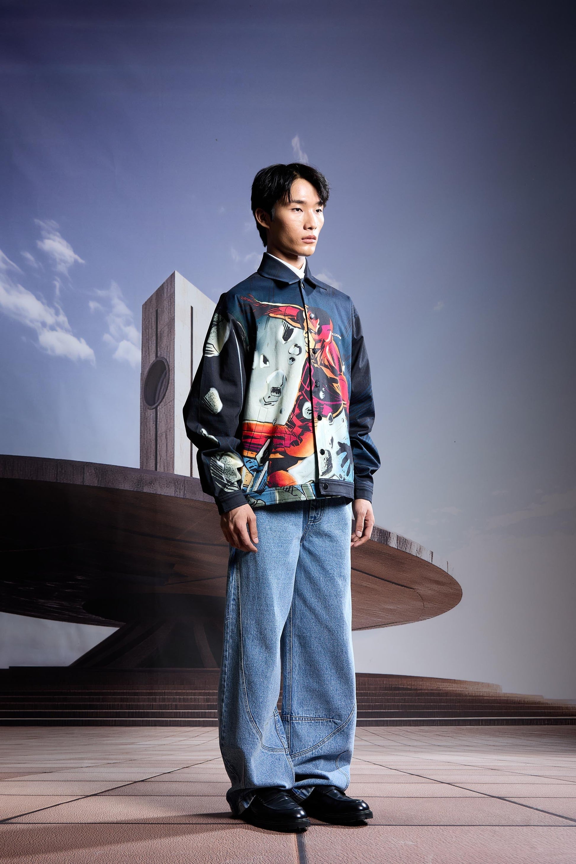 'ECHO FLARE' SHACKET