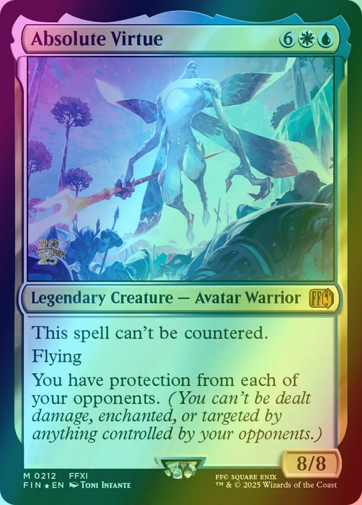 Absolute Virtue [212s] [Prerelease] [FINAL FANTASY: Promos] [Foil]