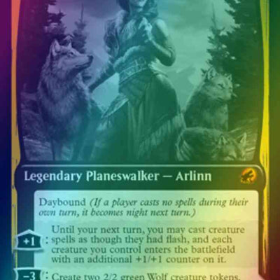 Arlinn, the Pack's Hope // Arlinn, the Moon's Fury [211] [Innistrad: Double Feature] [Foil]