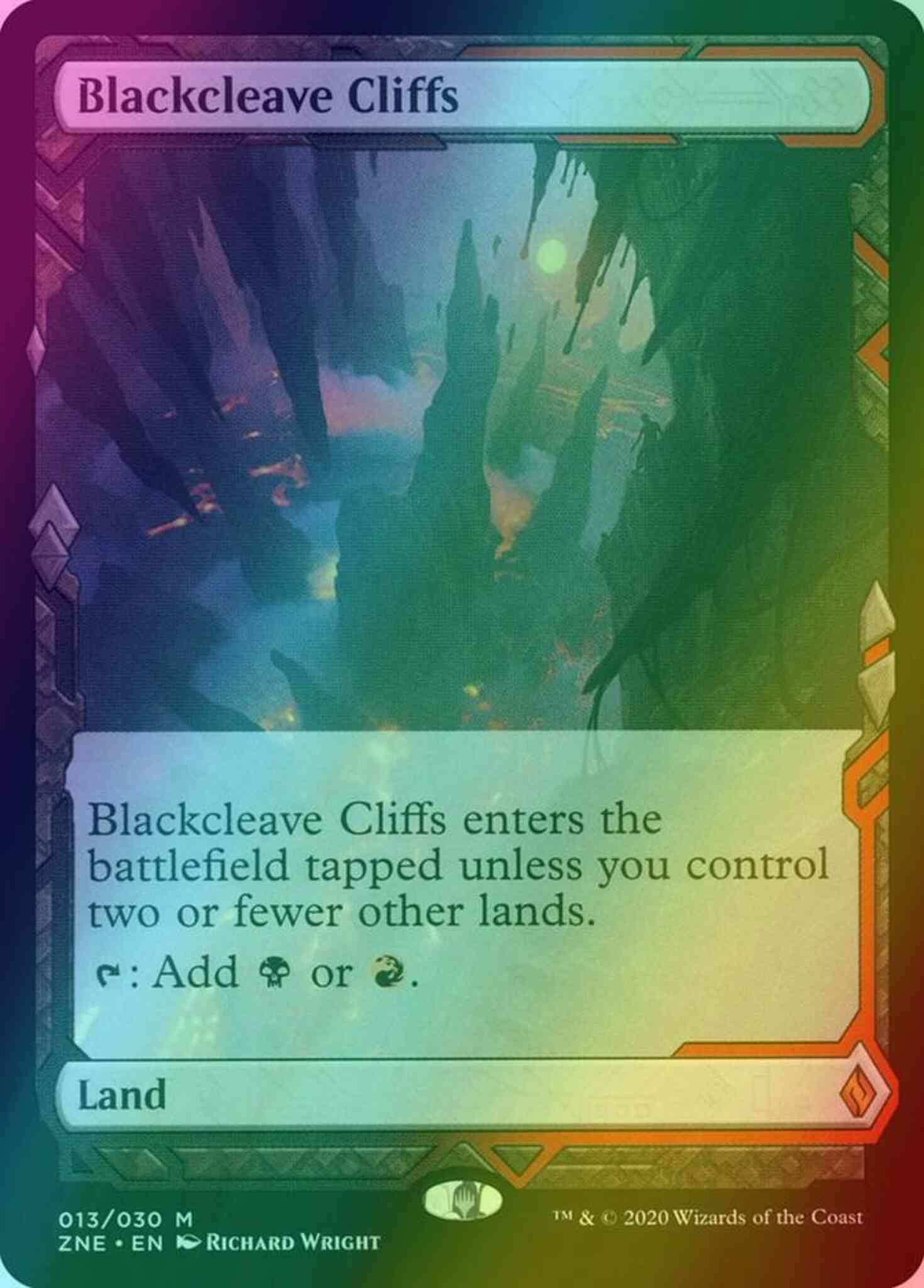 Blackcleave Cliffs [13] [Masterpiece Series] [Zendikar Rising Expeditions] [Foil]