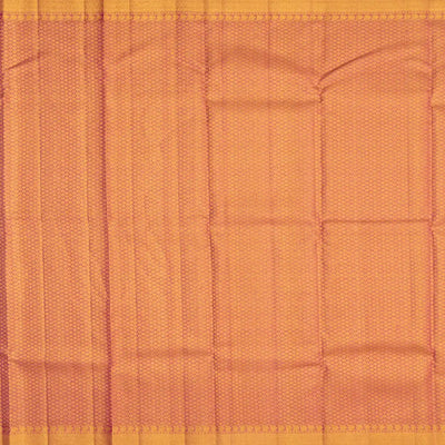 Gold Handloom Kanchipuram Tissue Silk Saree With Diamond Motifs