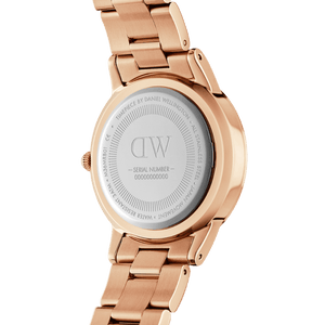 Iconic Link Amber Brown & Rose Gold 40mm