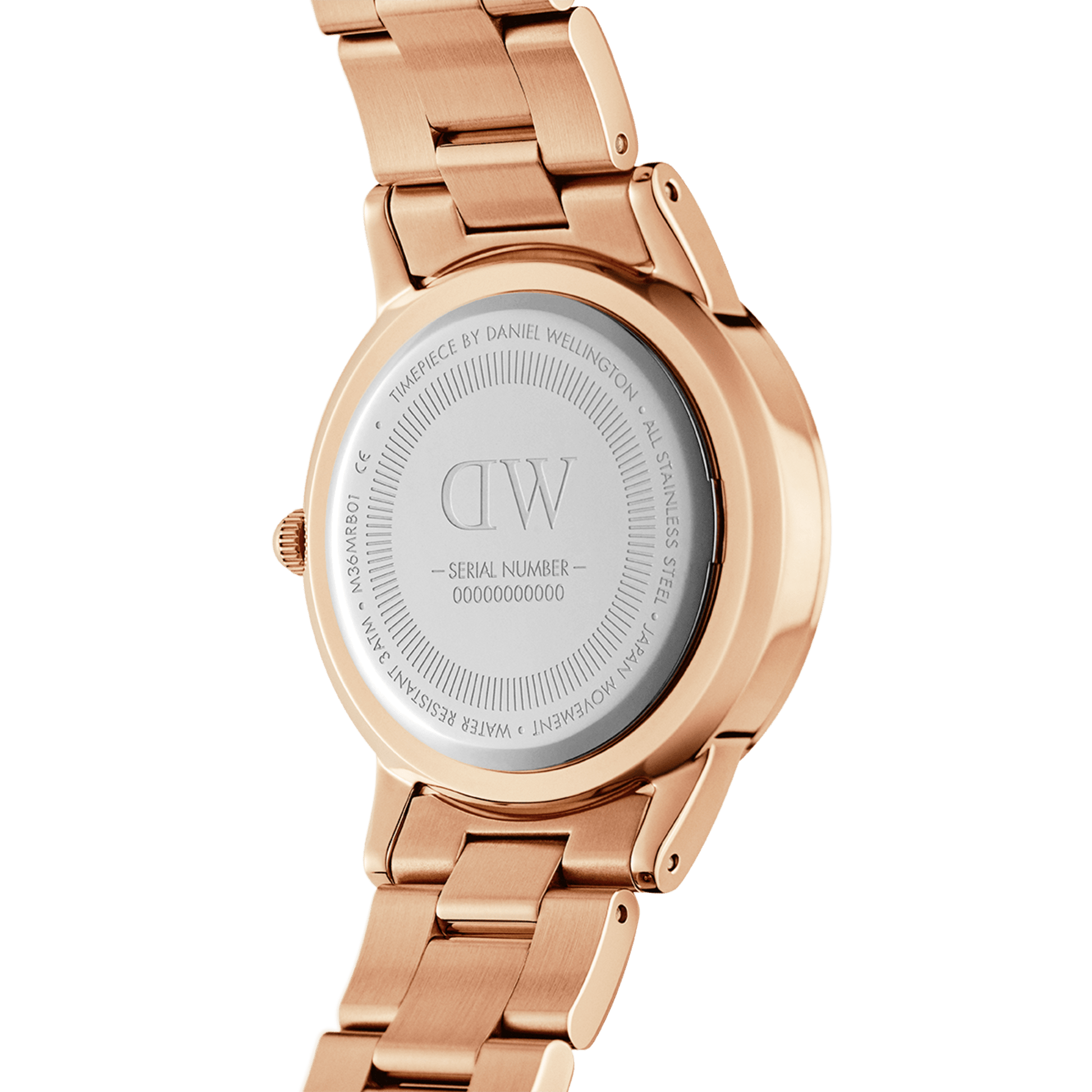 Iconic Link Amber Brown & Rose Gold 40mm