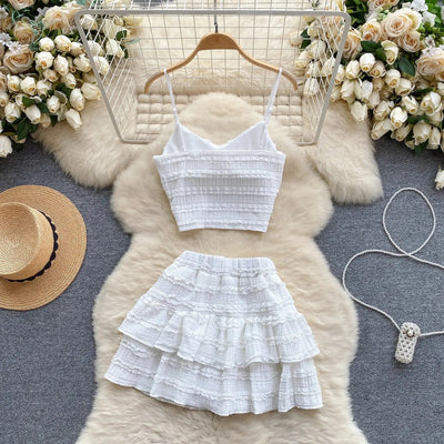 Raina 2 Piece Summer Coord Set - Resortwear