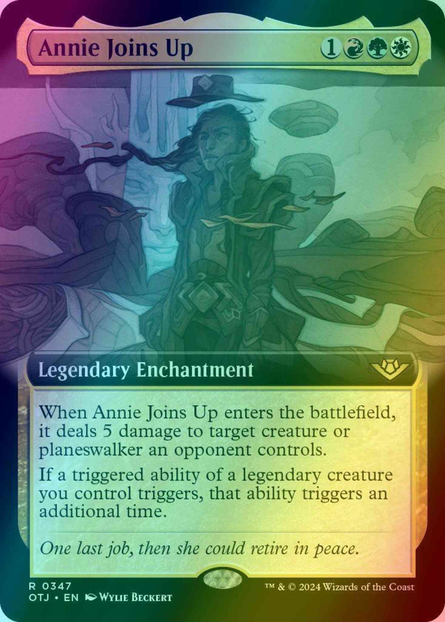 Annie Joins Up [347] [Extended Art] [Outlaws of Thunder Junction] [Foil]