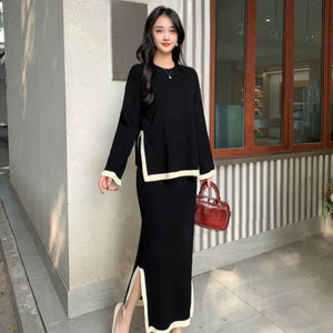Penelope Winter Coord Set - Set of Sweater and Skirt
