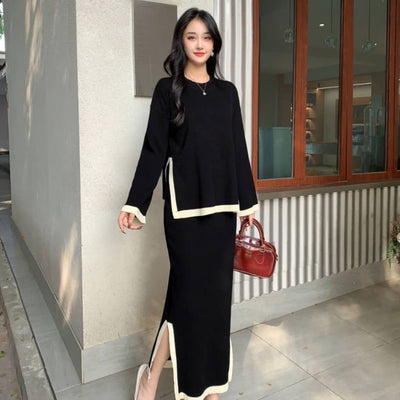 Penelope Winter Coord Set - Set of Sweater and Skirt