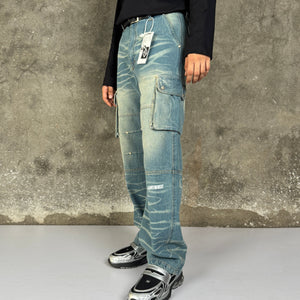 Crackle Cargo-Indigo Tint