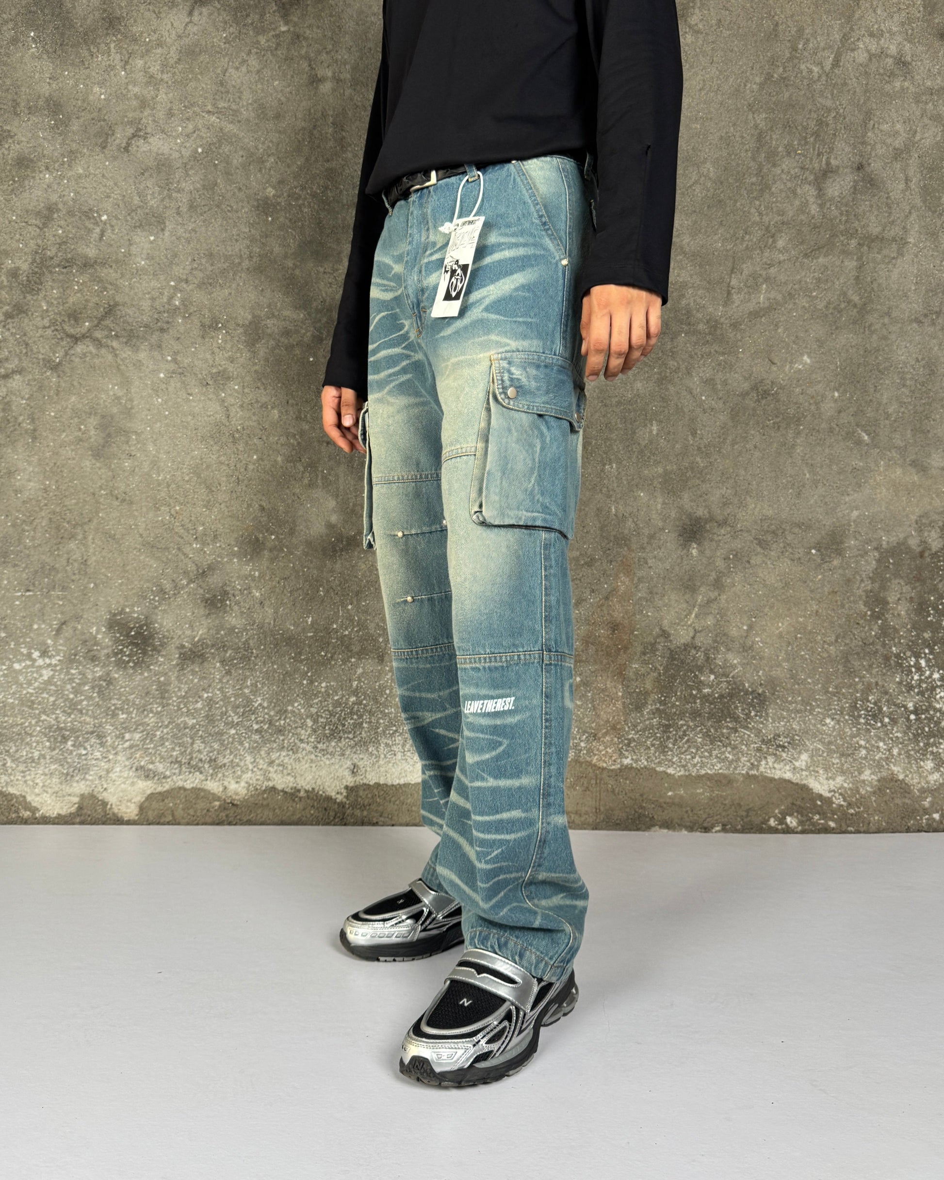 Crackle Cargo-Indigo Tint
