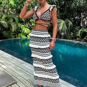 Farry Crochet Holiday Coord - Resortwear