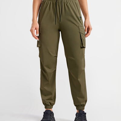 Cargo Pocket Joggers - Rock Gray Green