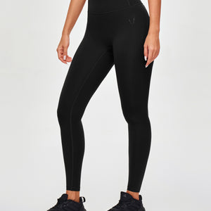 High Waisted Workout Leggings - Black