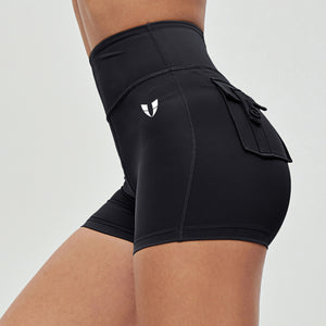 Cargo Short Shorts - Black