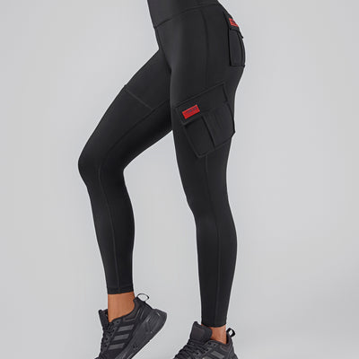 Solo Cargo Leggings - Black