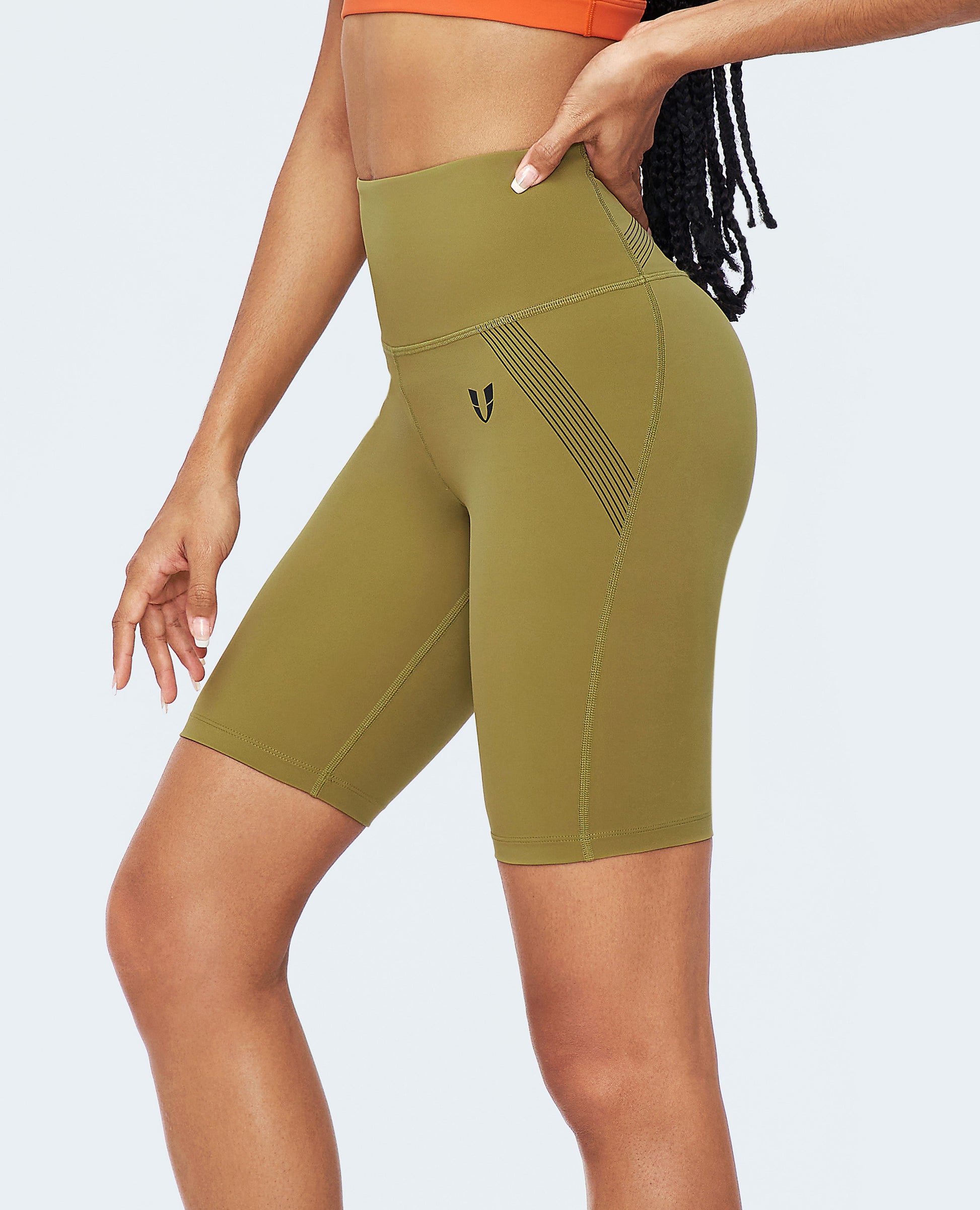 Power Cycling Shorts - Moss Green