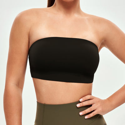 Strapless Sports Bra - Black