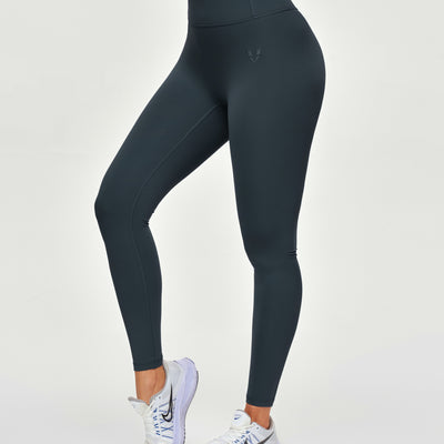 High Waisted Workout Leggings - Gray