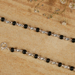 Authentic Black and Silver Beads Nazariya for Kids