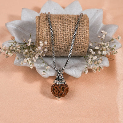 Adiyogi Pendant (11 Mukhi Nepali Rudraksha) With Chain
