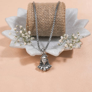 Adiyogi Pendant with Chain Silver 92.5