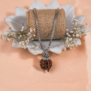 Adiyogi Pendant (Ganesh Mukhi Nepali  Rudraksha) With Chain
